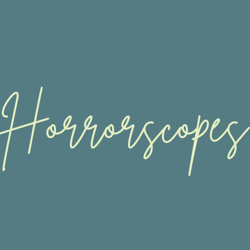 Horrorscopes cursive writing